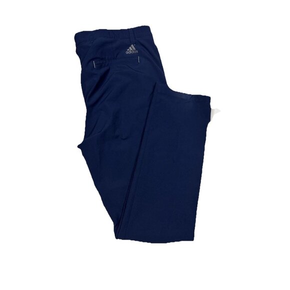 adidas Other - Adidas Golf Pants 34x32 Blue Stretch Performance Flat‎ Front Athletic Fit